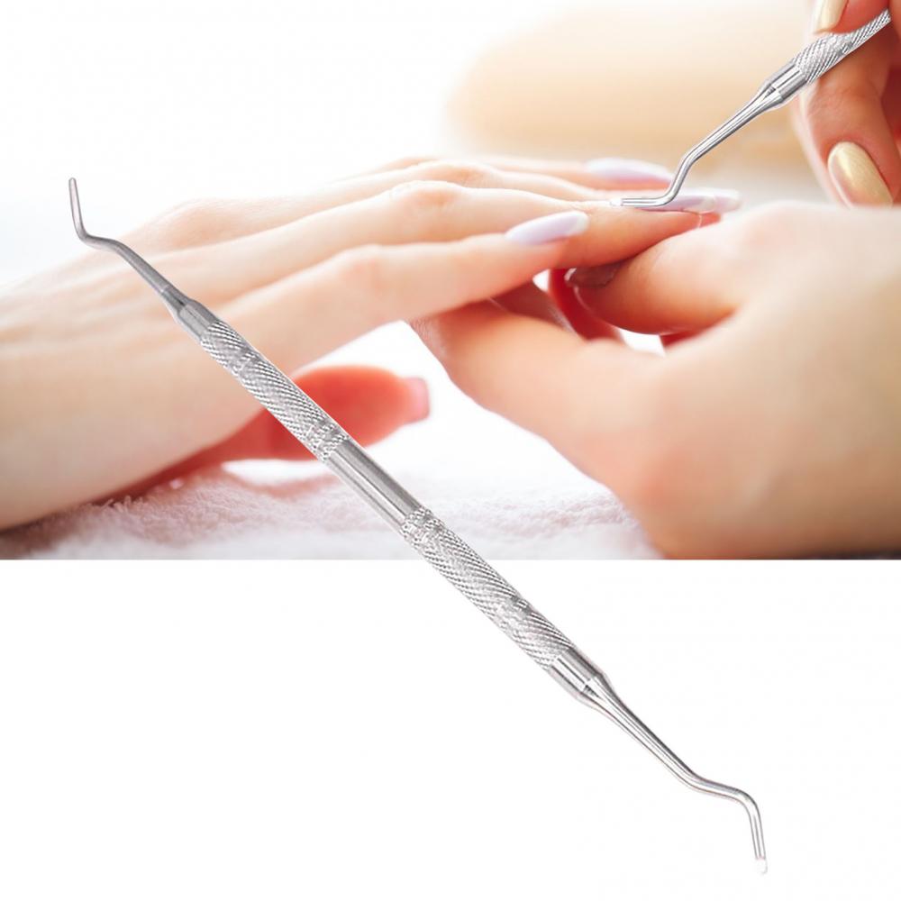 Tå neglepleje krog indgroet dobbelt endet indgroet tå korrektion løfter fil manicure pedicure tånegle rent fodpleje værktøj