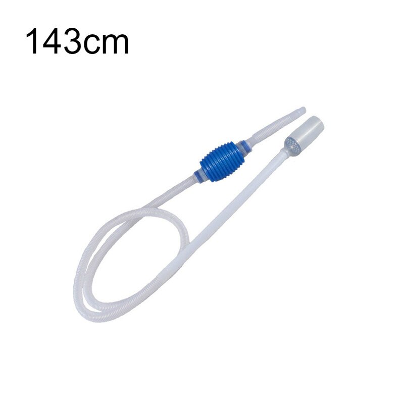 Aquarium Siphon Gravel Water Filter Aquarium Sifon Stofzuiger Pomp Schoonmaken Tool Water Veranderen Wisselaar Gravel Water Filter: 143cm
