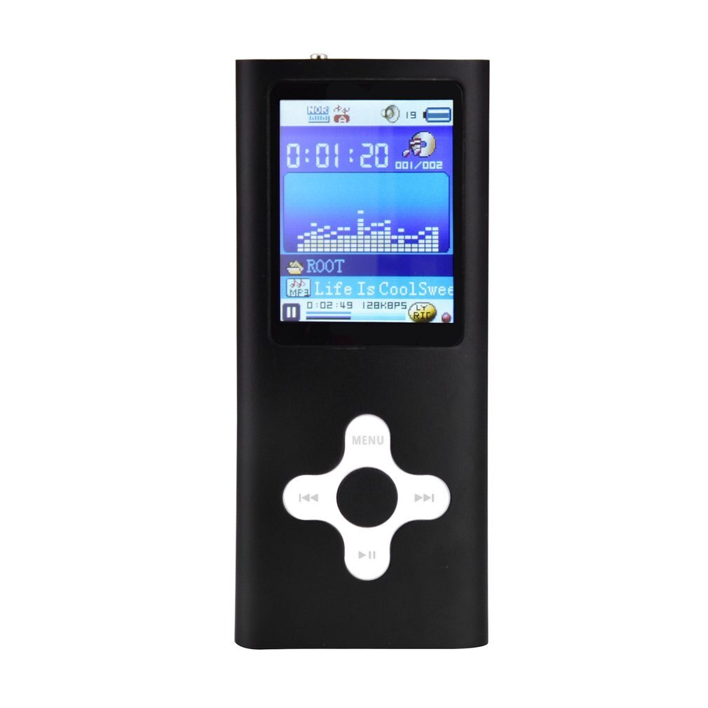 1.8 Inch Kleurenscherm MP4 Speler Ingebouwde 8Gb Geheugen Video Raido Fm Muziekspeler Voice Recorder: 32G Black