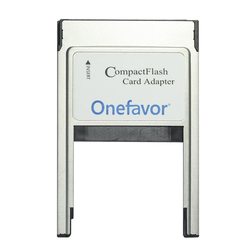 Onefavor CompactFlash Card Adapter type I II Cf-kaart in PCMCIA PC card reader
