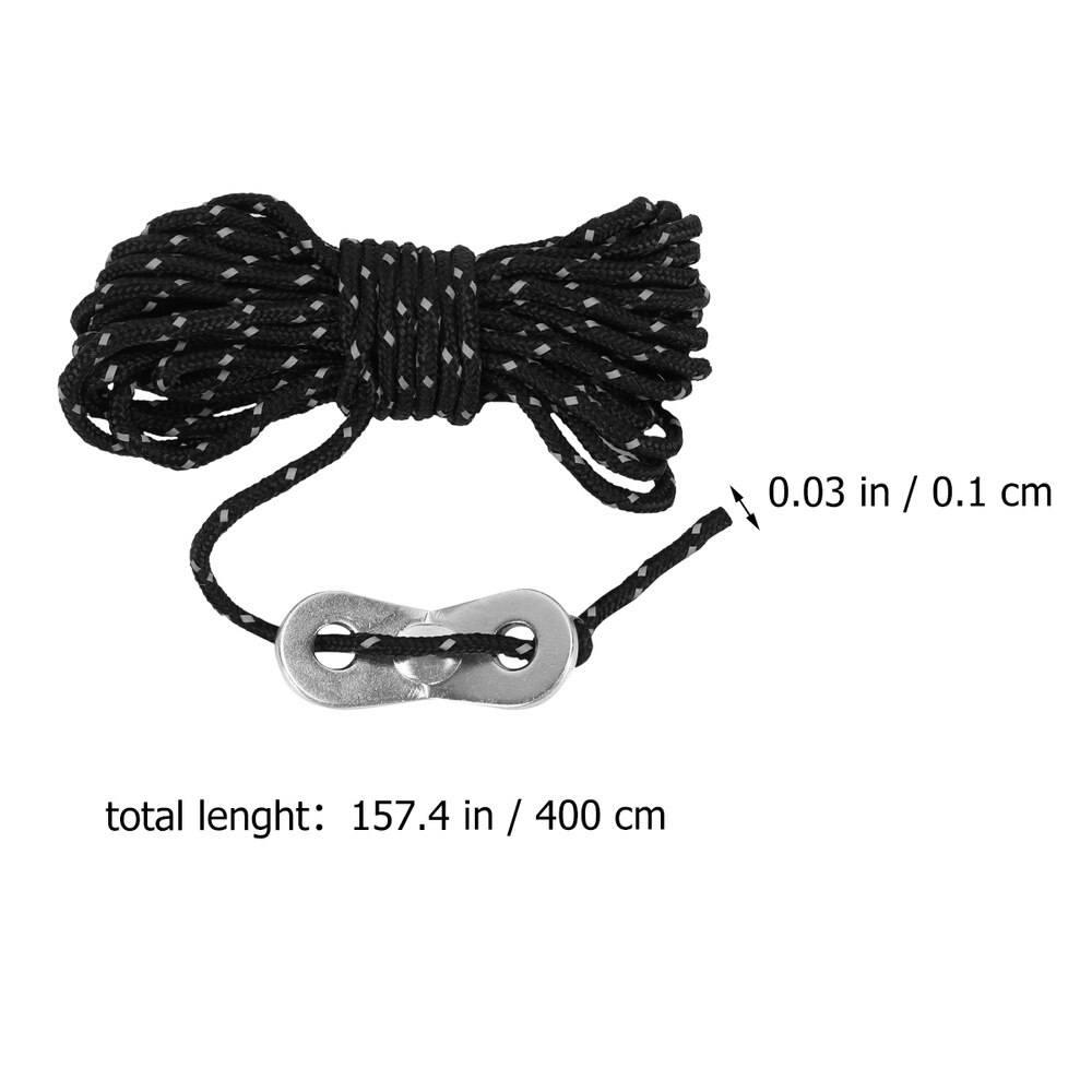6Pcs Reflecterende Touw Reflecterende Touw Tent Cord Guyline Touw Wind Touw Voor Outdoor Wandelen