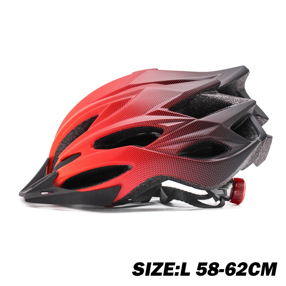 Casco de ciclismo de montaña para hombre y mujer, con luz y visera, para Cross-Country, XC trail: colour5