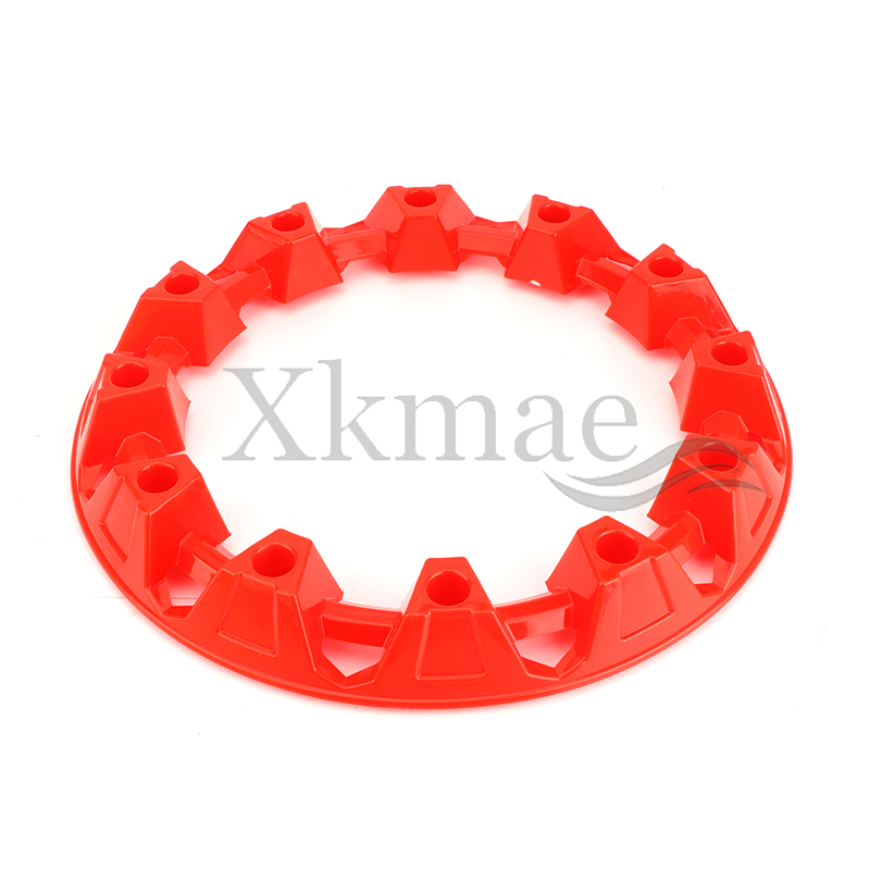 2Pcs 7-inch ATV Wheel Trim Hub Protection Decor Rim Cap Universal Vehicle All Terrain wheel Plastic Cover fit to 7 inch tires