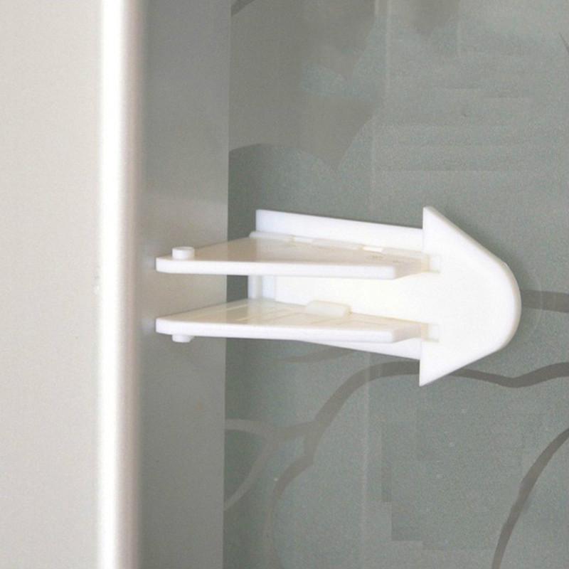 Plastic Baby Safety 1pc Kids Baby Children Safety Cabinet Locks Window Lock Sliding Stopper Protect Door