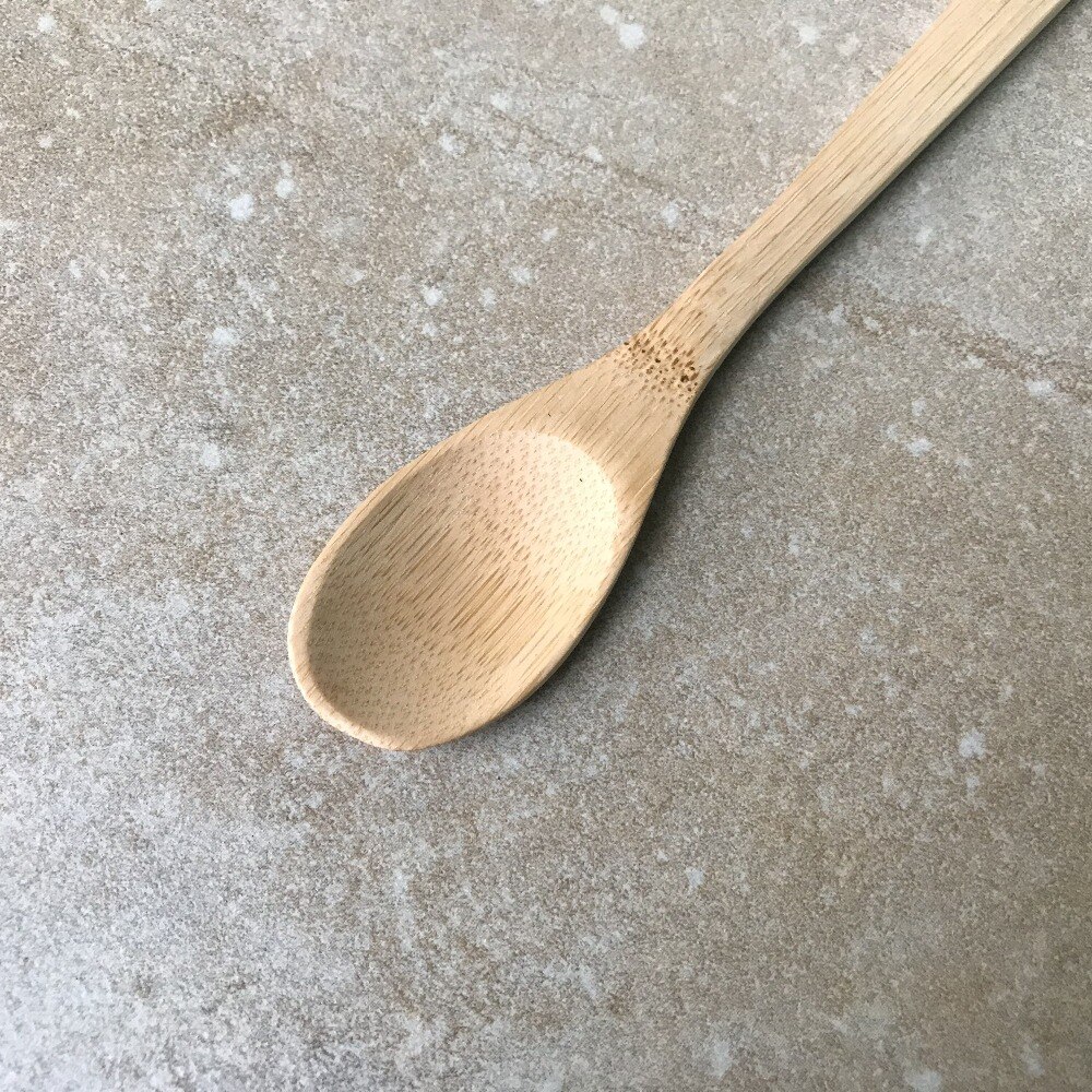 16Cm Lange 50 Stks/partij Bamboe Lepel Vork Cutter Eco Vriendelijke Servies Servies Keuken Gereedschap Voor Dagelijks Gebruik Bruiloft Gunst lepels