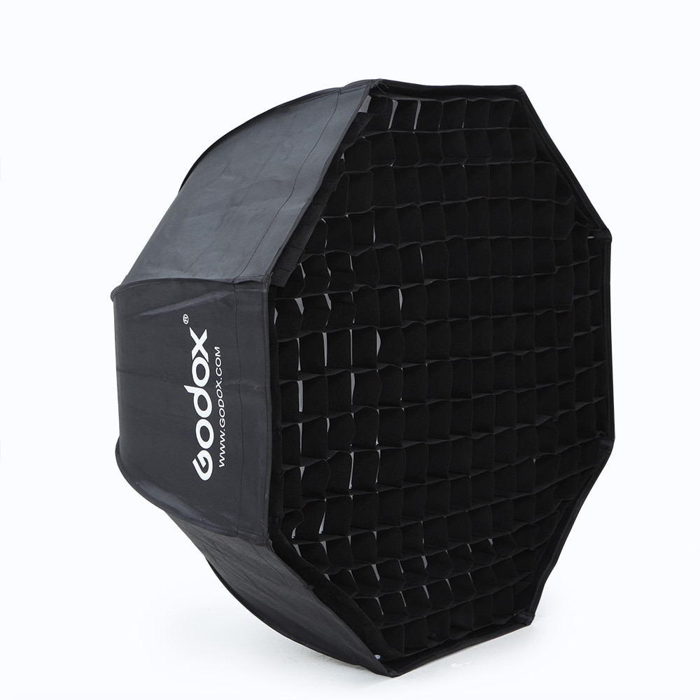 Godox Draagbare 120Cm 47 "Honeycomb Grid Octagon Umbrella Softbox Foto Softbox Reflector Voor Flash Speedlight