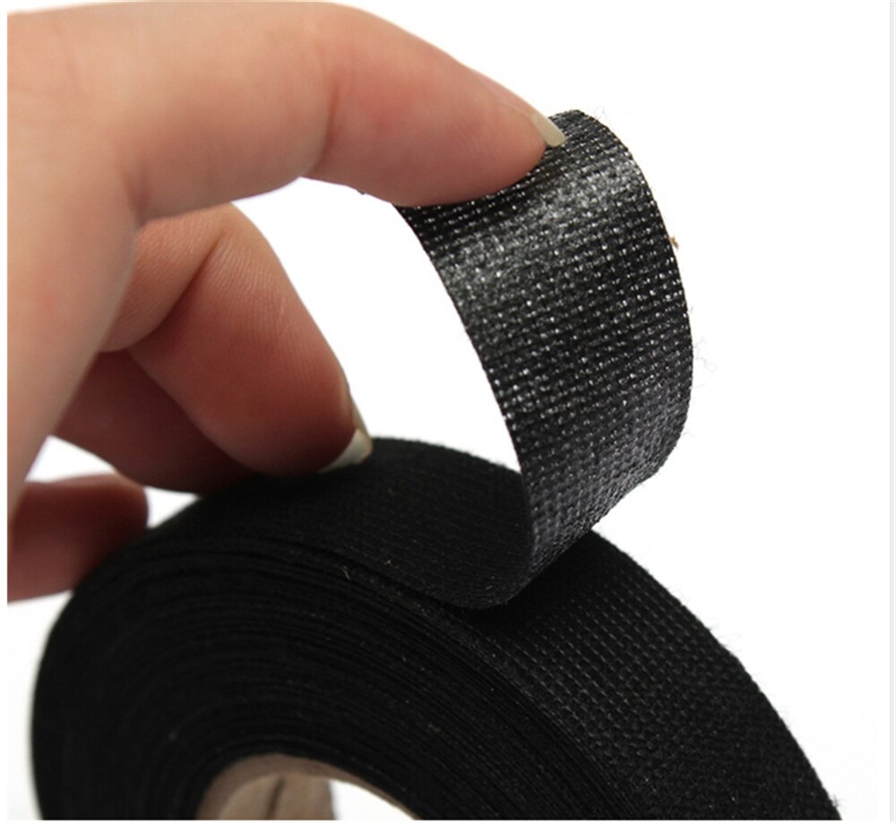 15M Auto Motor Kronkelende Fluwelen Bedrading Vlamvertragende Tape Voor Peugeot Jeep Harley-Davidson Buick Bentley Scania