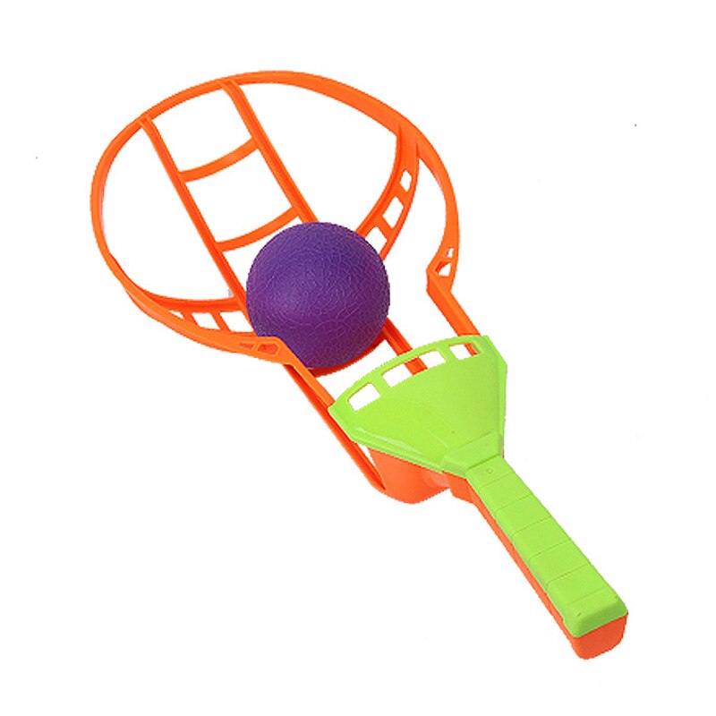 Elos-børn thg og fange udendørs sport forældre-barn spil kørte farver 2 x ketcher 4 x bold