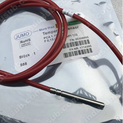 Waterproof PT100 Temperature Sensor Probe Thermal Resistance Silicone Wire Shield Cable Detector Industrial Sensor