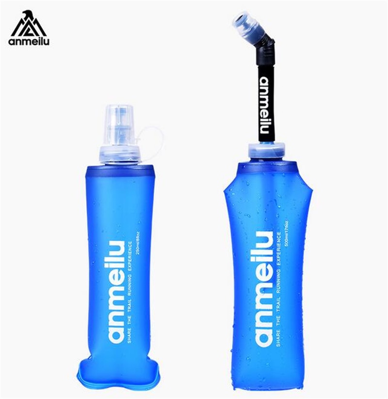 Anmeilu 250Ml/500Ml Tpu Zachte Fles Water Bag Running Waterzak Outdoor Sport Fietsen Hydratatie Fles Water waterkoker