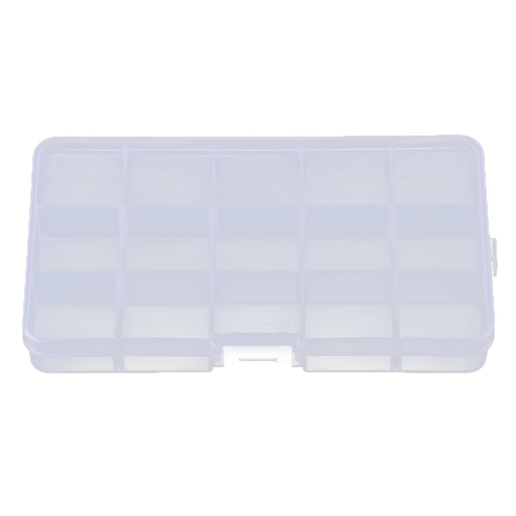 elenxs 8/10/15 Grid Fishing Clear Storage Box Transparent Fish Hook Organizer Plastic Jewelry Container: NO.2
