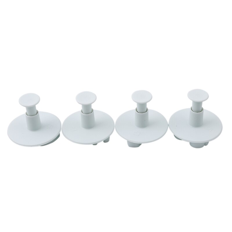 4 unids/set coche camión de plástico émbolos para cortar galletas molde de estampado pastel herramienta Fondant molde