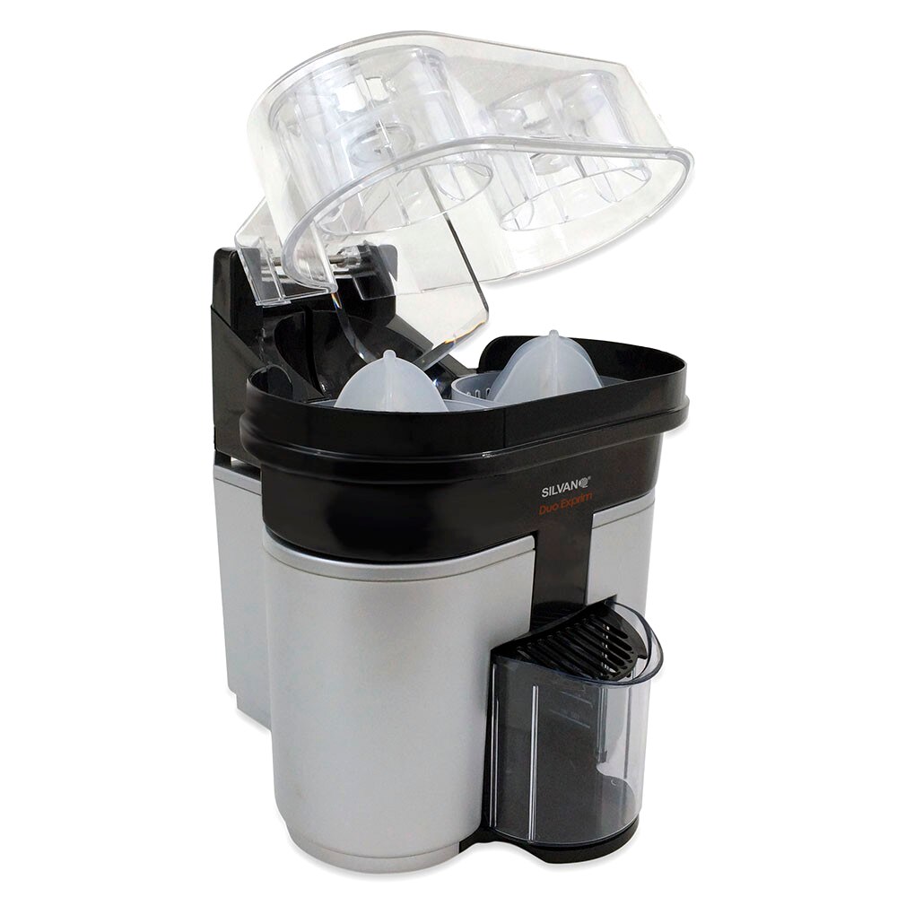 Exprimidor de naranja electrico, cortador, doble, gris, potente, rapido, seguro, desmontable, portatil, limpio, cocina, exprimidor, exprimidor de naranja