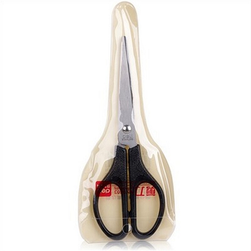 Deli 0603 Office Scissors 170mm(6.7") stainless scissors retail packing Good looking desk scissors