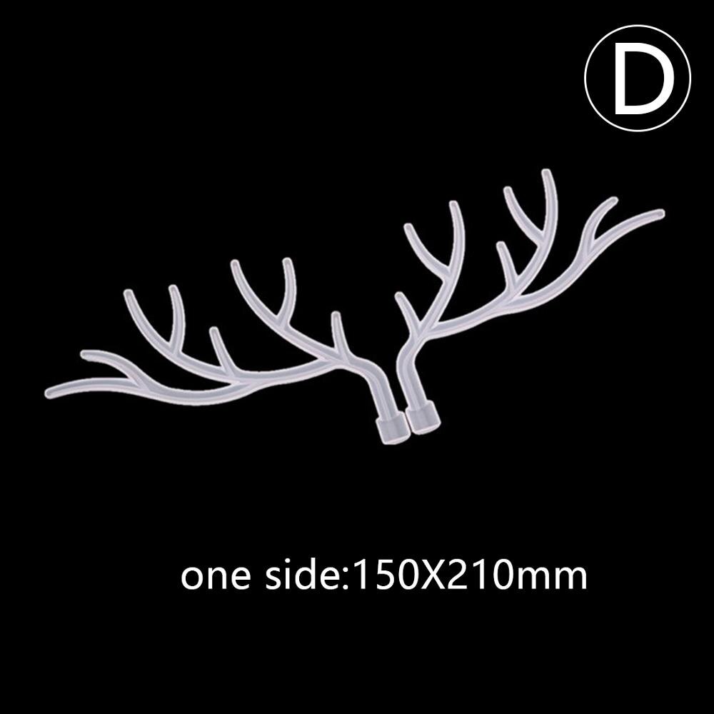 Silicone Mold Christmas Style Antler Tree Branch Jewelry Display Rack DIY Resin Crystal Epoxy Jewelry Tray Mould Tools: D-antlers