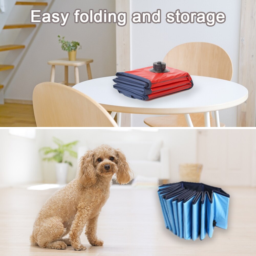 Dog pool Foldable Dog Swimming Pool Portable Anti-slip Paddling Pools for Dogs Cats Bathing Tub Wash Pet Outdoor Playing Pool