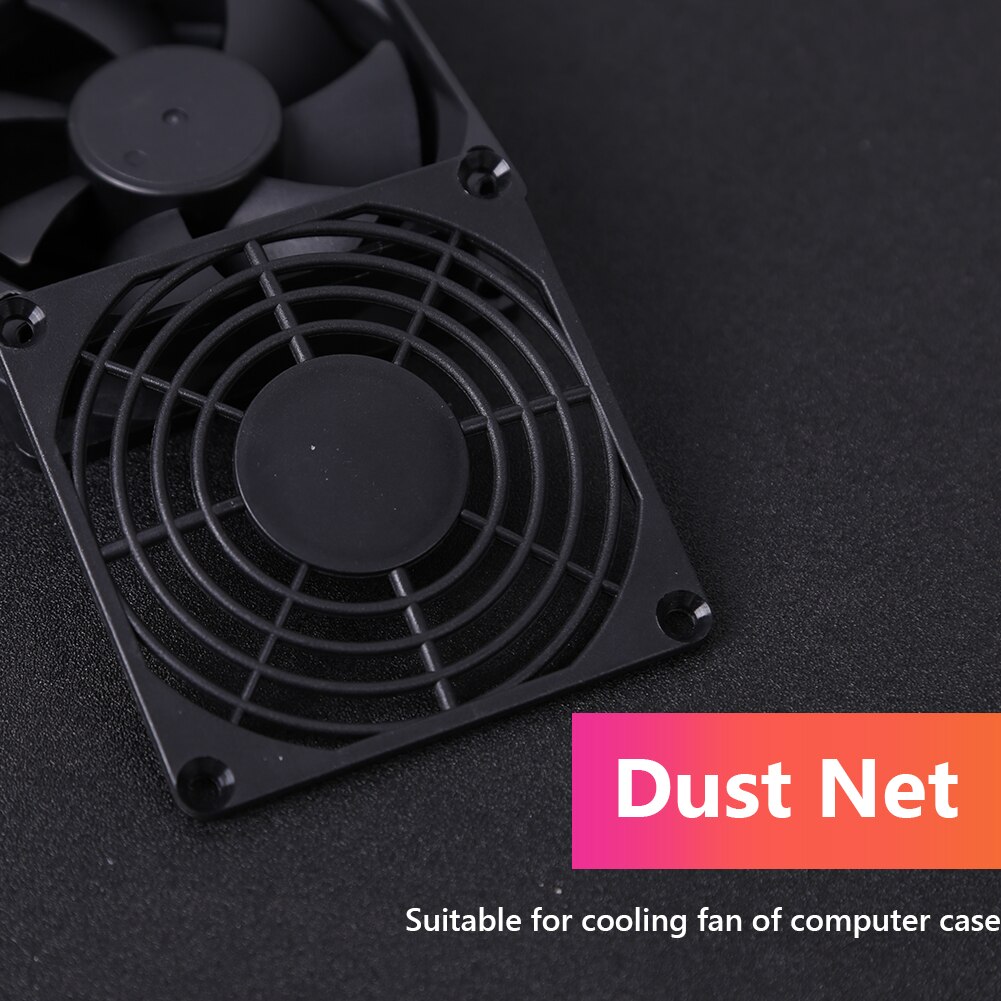 80/120Mm Plastic Pc Case Fan Grills Dust Filter Vervanging Voor Desktop Computer Pc Case Fan Stoffilter screen Pack Van 5