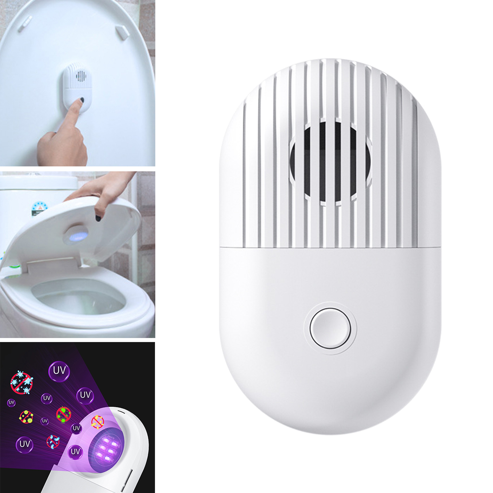 Ultraviolet Disinfection Lamp UVC Light UV Sanitizer Sterilizer Light 20 Seconds for Home Office Travel