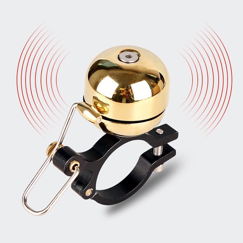 Retro timbre bici cobre bicicleta campana anillo sonido fuerte ciclismo bicicleta manillar alarma accesorio