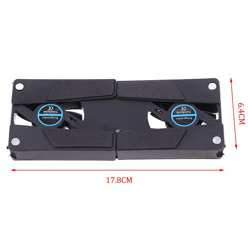 CPU Cooler Foldable USB Cooling Fan Mini Octopus Cooler Pad Quiet Stand Double Fans For 7-15 Inch Notebook Laptop