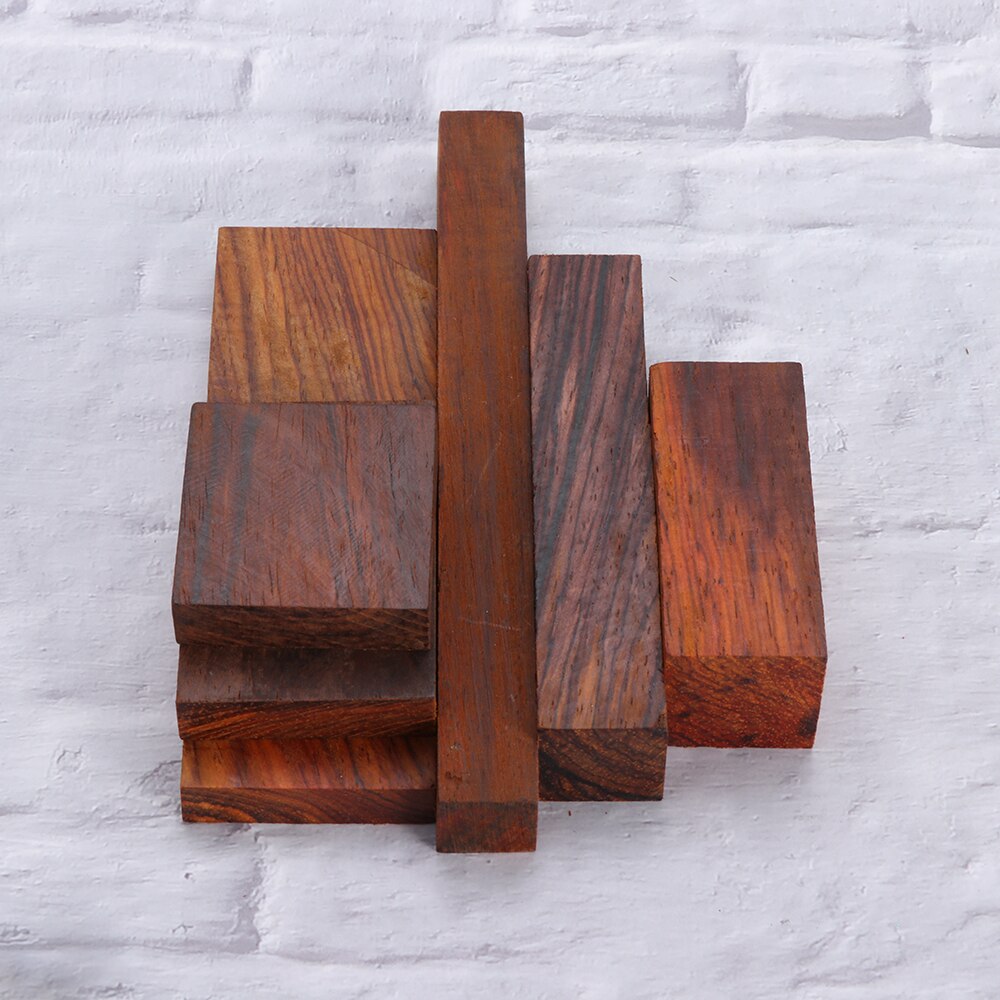 1PC Handmade Dalbergia Wood Scales Wood Block Handle Cutter Carving tools Making sculpture DIY Material