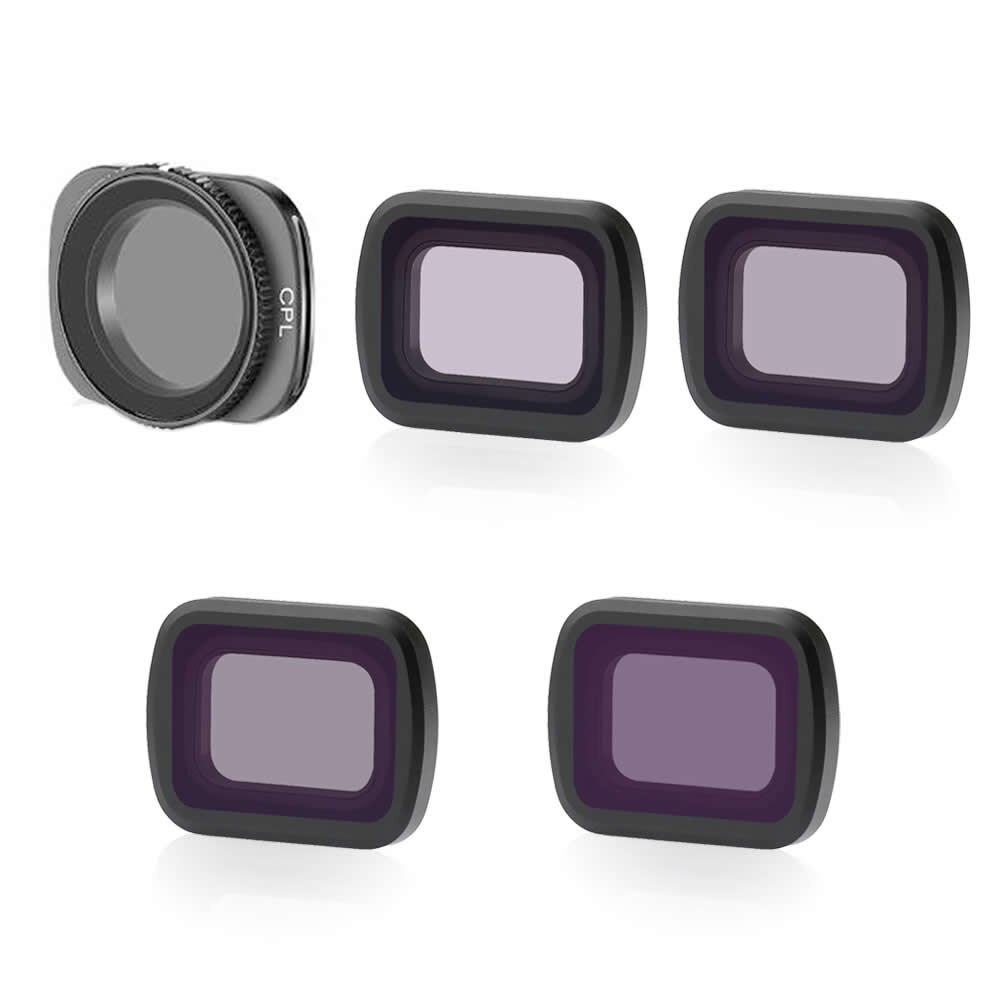 Lens Filters Kit Groothoek Macro Cpl/Nd/Pl Voor Dji Osmo Pocket/Pocket 2 Handheld gimbal Camera Lens Accessoires: CPL NDPL 5IN1
