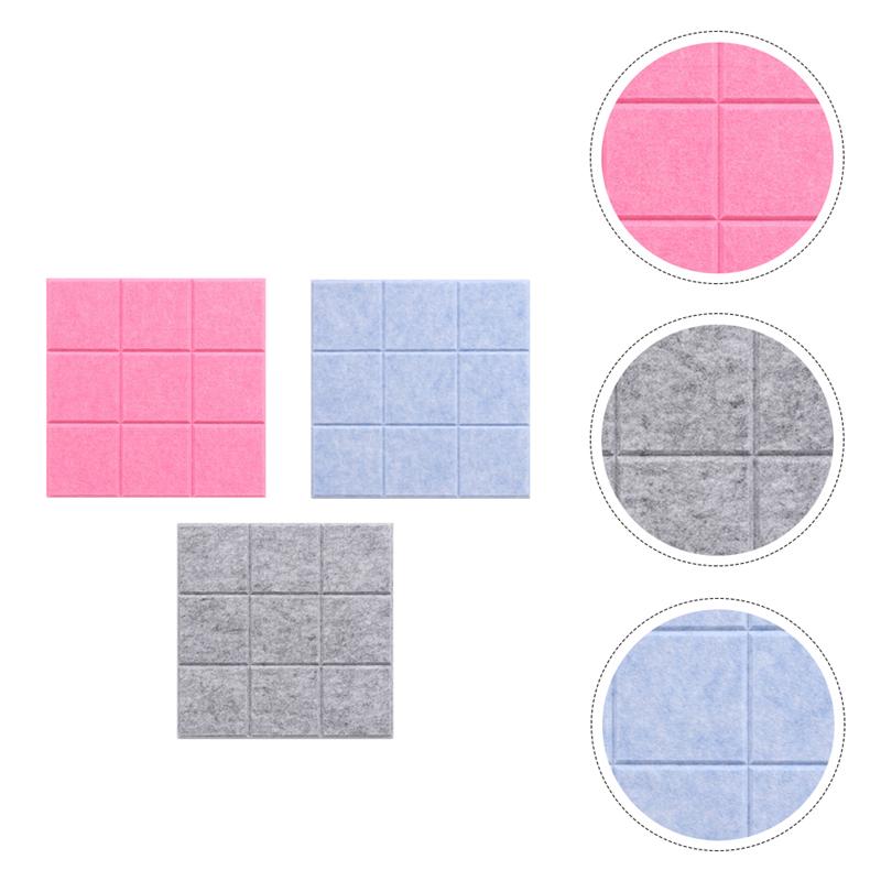 3pcs Chic Safe Display Felt Board Photo Display Board for Inside Home