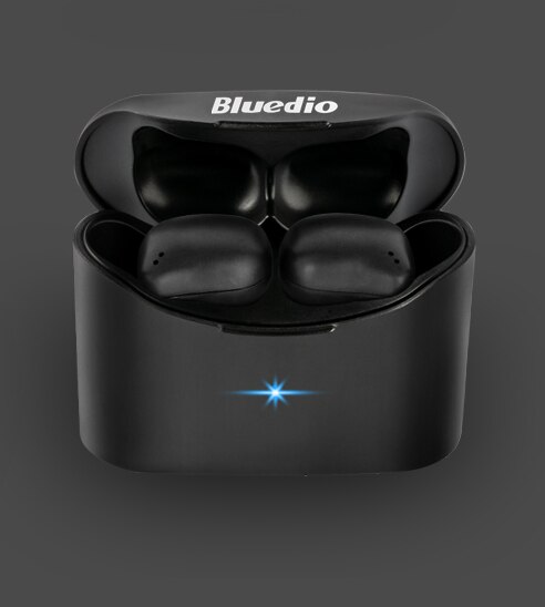 Bluedio Draadloze Oortelefoon T-Elf 2 Draadloze Hoofdtelefoon Waterdichte Sport Headset In Ear Oordopjes Met Microfoon Bluetooth-Compatibel: Black