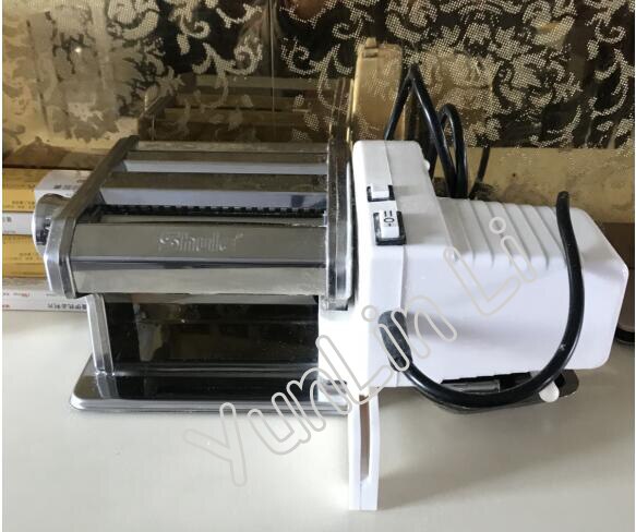 Household Pasta Machine Dough Sheeter Stainless Steel Small Electric Full Automatic Noodles Cutting Rolling Maker Machine