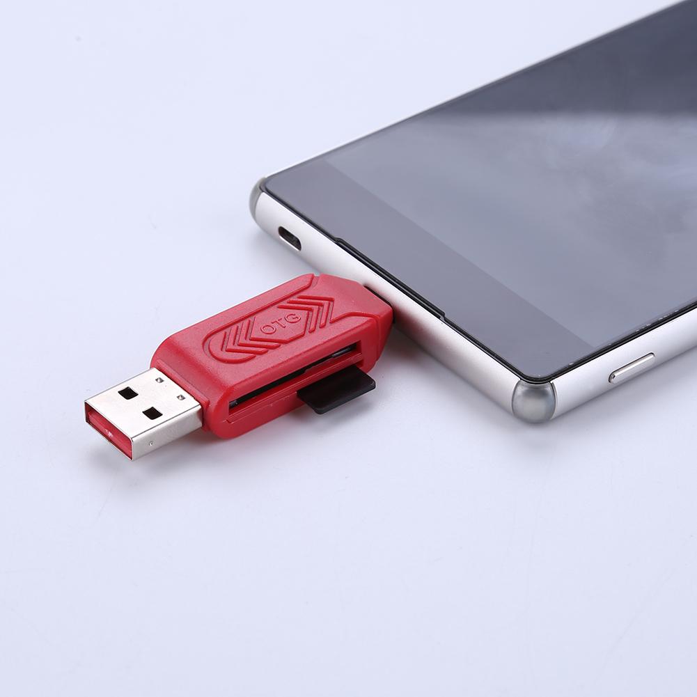 Lecteur de carte mémoire intelligent USB 2.0 SD TF OTG, adaptateur USB2.0, lecteur de carte SD pour ordinateur portable