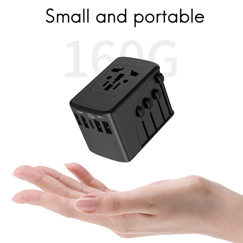 Travel Plug Wereldwijd Universele Adapter Usb Travel Adapter Multifunctionele Oplader PD45W Travel Plug