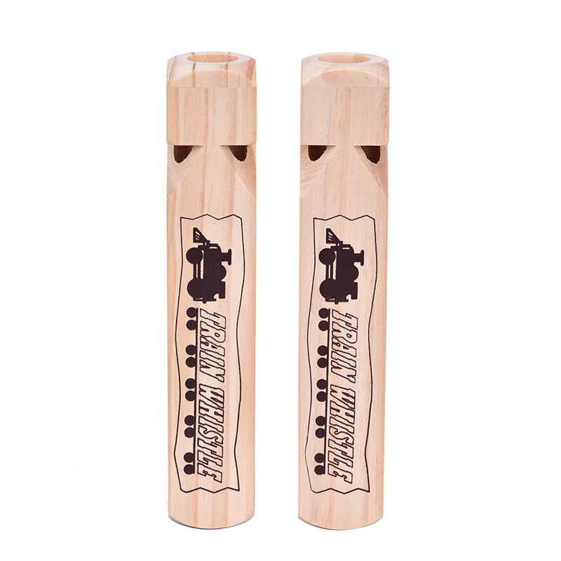 4 Tone Wooden Train Whistle Toy For Kids And Adults