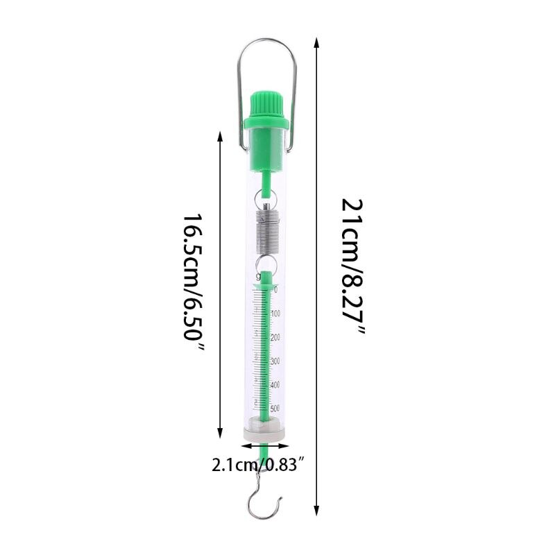 Spring Scale Balance Tubular 5N/500gm/.5Kg Newton Gram Dynamometer Spring Scale Balance Tubular Newton Gram Dynamometer