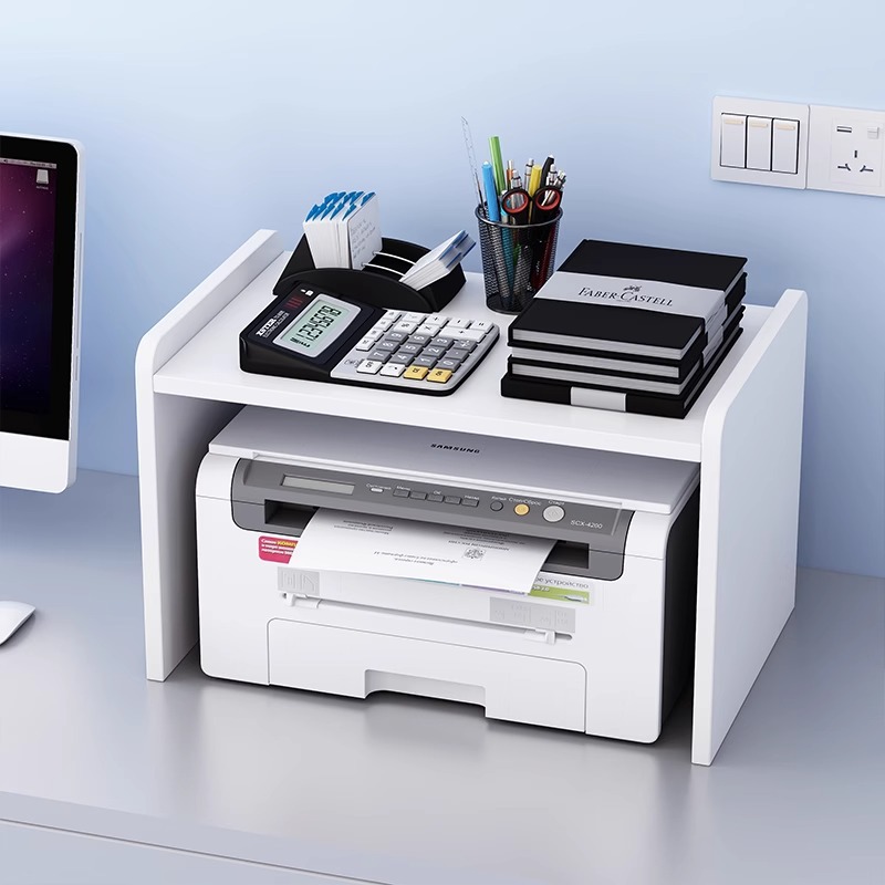 Printer Shelf Desktop Multi-layer Storage Rack Office Desk Stand Printer Shelf