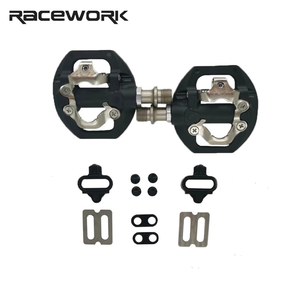 RACEWORKS-pedal de bloqueo de montaña SPD-A530, pedal plano de doble uso sin conversión, de aleación de aluminio, SM-SH51 de: A530