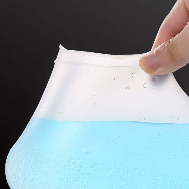 Waterdichte overschoenen fiets regen herbruikbare overschoenen siliconen latex elastische overschoenen bescherm schoenen accessoires stofhoezen