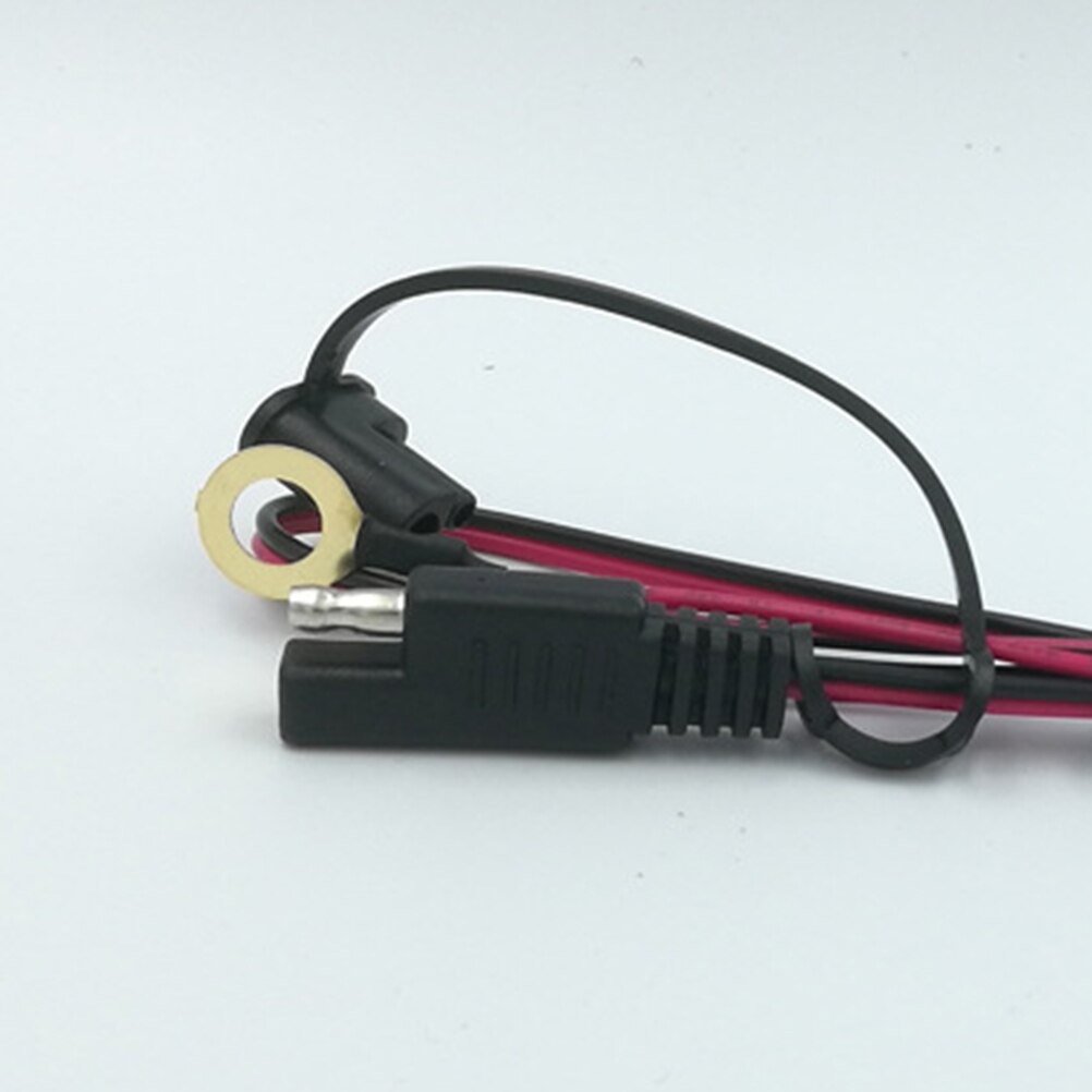 1pc SAE Power Cable Round Terminal Motorcycle Circuit Cable Battery Car Charging Line Solar Battery Connect Cables For RV Truck