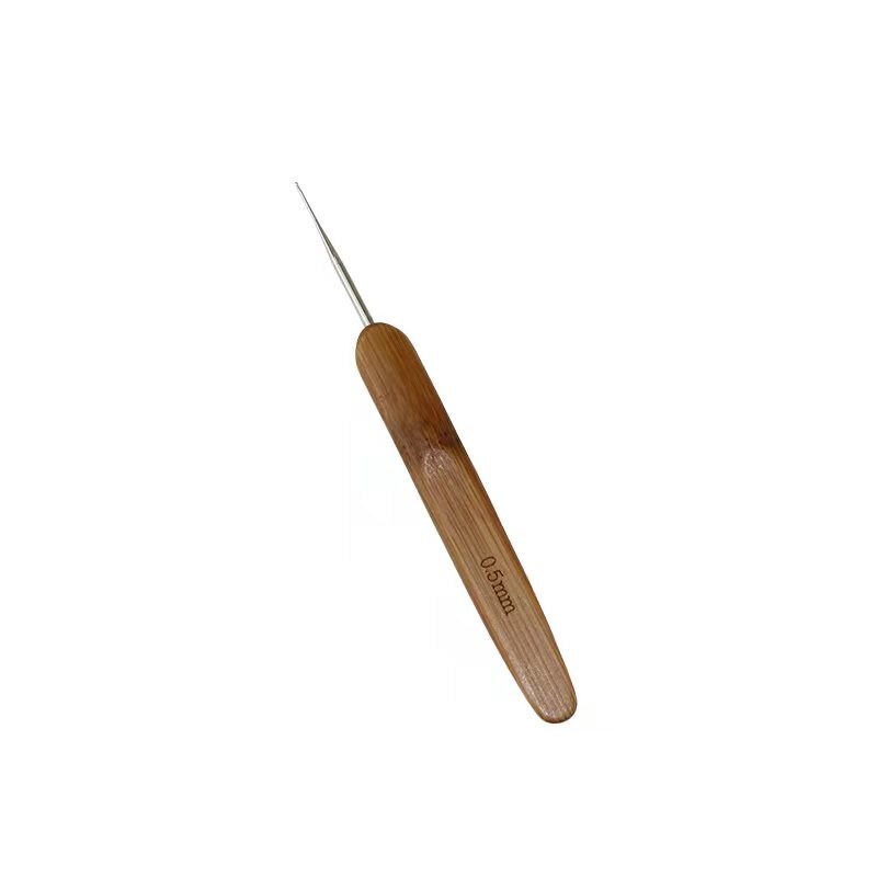 Bamboe Dreadlock Crochet - Haaknaald Voor Haar - Dreads Styling Tool 2 Haken Van 075mm