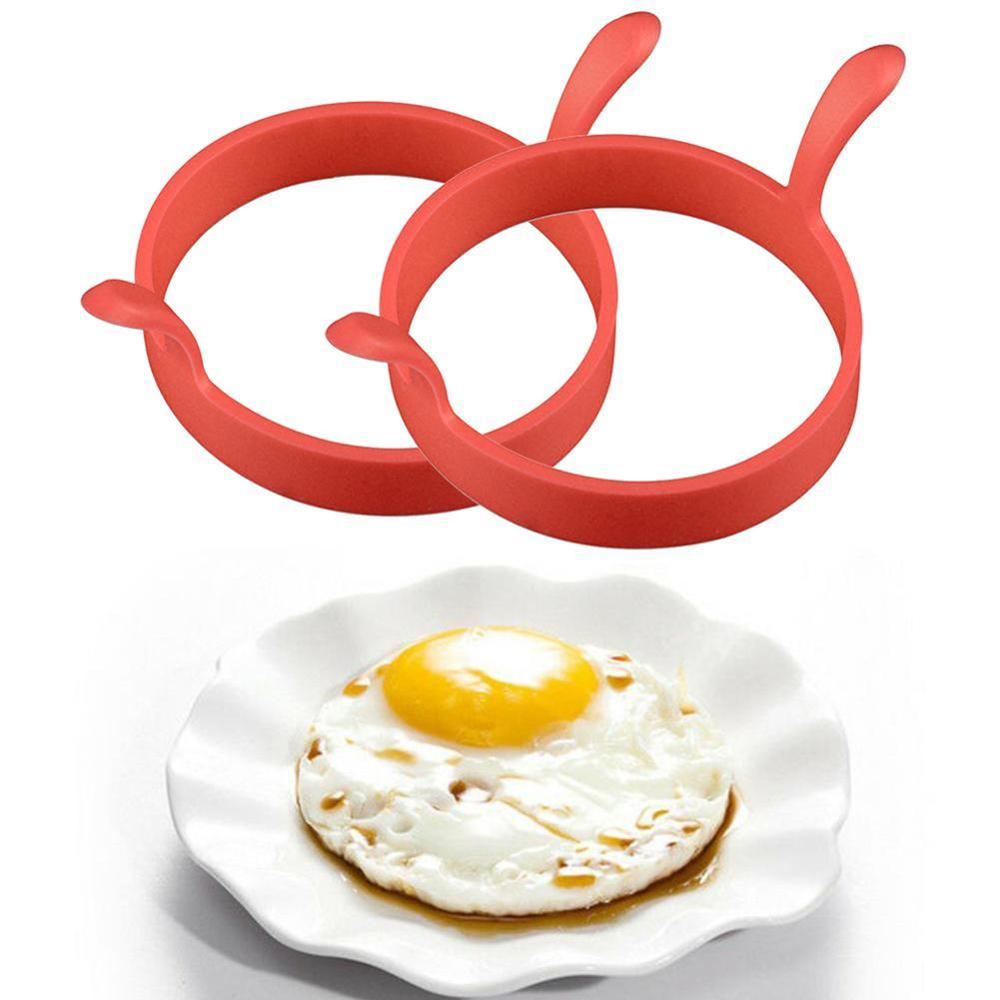 2 stuks siliconen eierfrituurringen bakvorm pannenkoekenring bakvorm pannenkoeken bakvorm accessoire eierbakoven  l7 w 4
