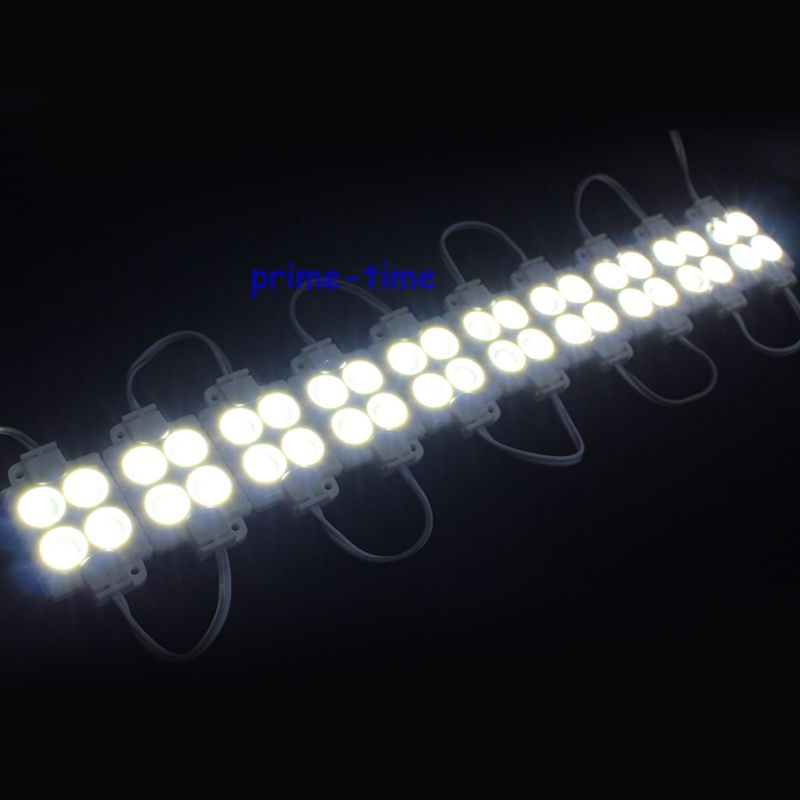 Super heller 100 STÜCKE SMD 5630 4 LED-modul DC12V Injektion wasserdichte IP68 weißes quadrat LED-modul licht für zeichen knapp