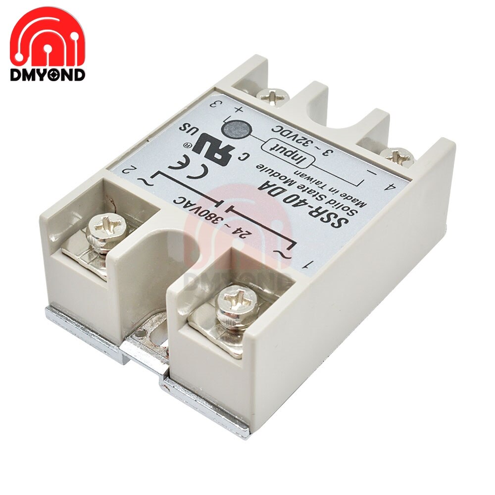 Relay Rex C100 Ssr Pid Temperature Temp Controller Digital Thermostat Pid Regulator Rex C100+40A SSR Relay+K Thermocouple Probe: SSR 40DA relay