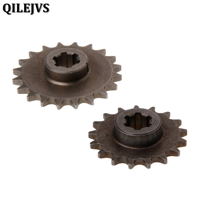 Qilejvs 47cc 49cc motorsykkel skitt sykkel  t8f 8mm 11 14 17 20 tann foran tannhjul kjede kjede tannhjul minimoto