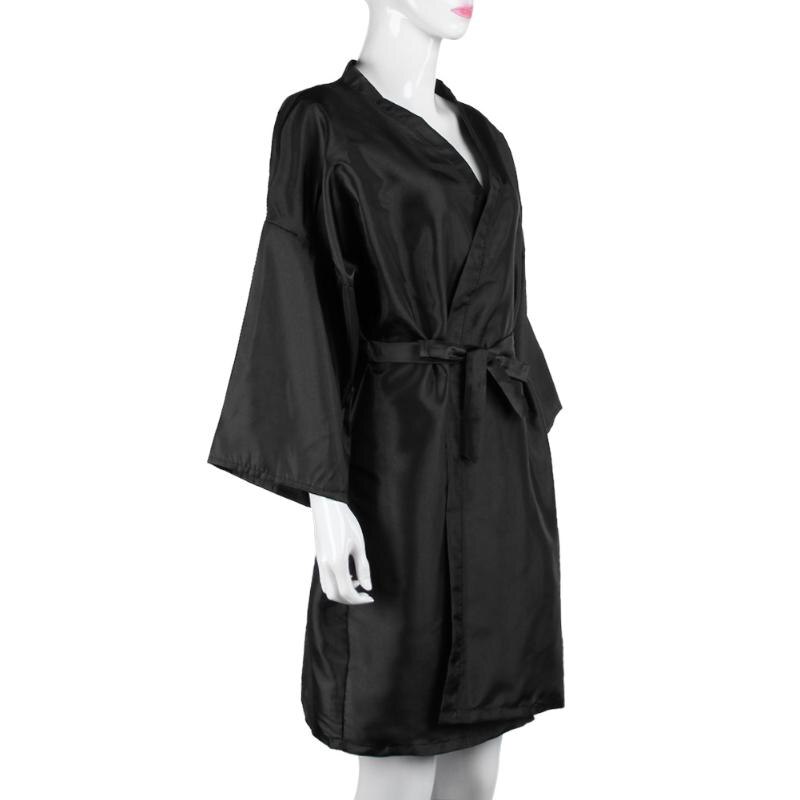 1Pc Kappers Kimono Gown Haar Shampoo Kleding Kapper Overalls Schoonheidssalon Kapper Spa Gast Badjas Gown Peluqueria