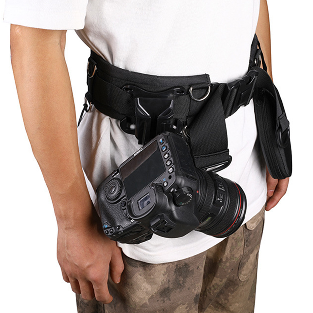 Adjustable Camera Utility Belt Camera Waist Belt Photography Accessories