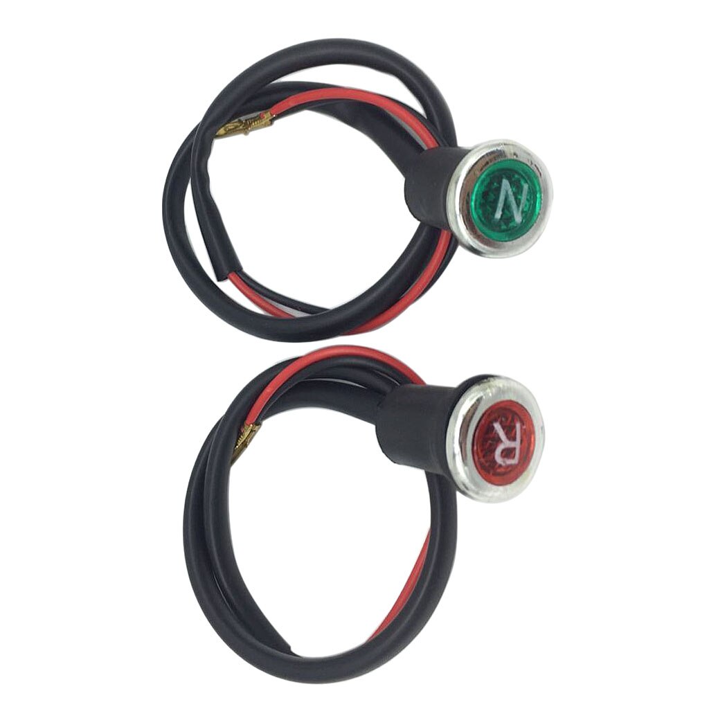 Indicador de luz neutra y inversa ATV, para 90/110/125/150/200/250/300cc ATV Quad Sunl/Taotao/Eagle/Loncin DC 12V, 2 uds.