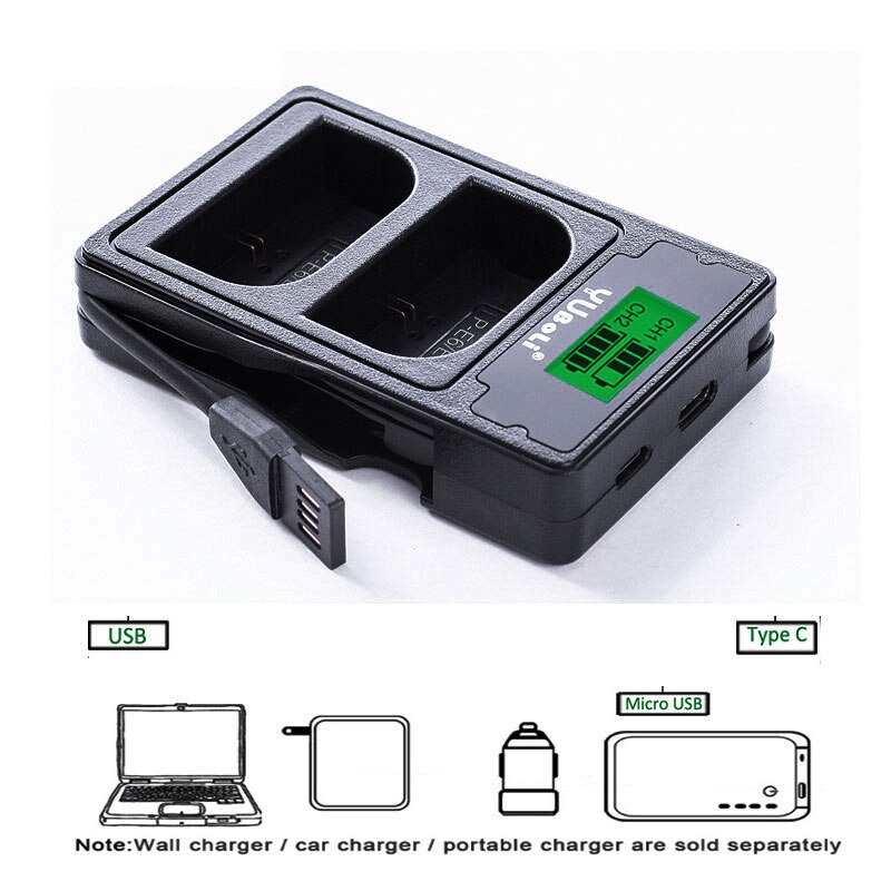 4x2650mAh Li-ion Battery LP-E6 LP-E6N lpe6 LP E6 E6N Batteries for Canon LP-E6 EOS 5DS 5D Mark II Mark III 6D 7D 60D 60Da 70D