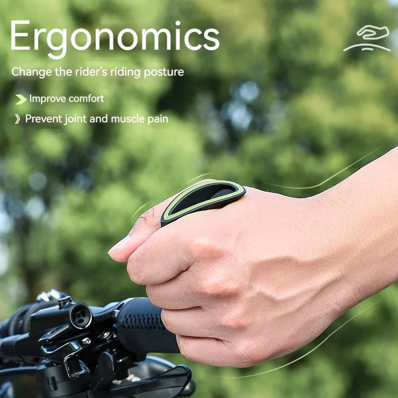 Fietsstuur Vice Handvat Mountainbike Koe Hoorn Handvat Lichtgevend Nylon MTB Racefiets Grip Vice Handvat Fietsaccessoires