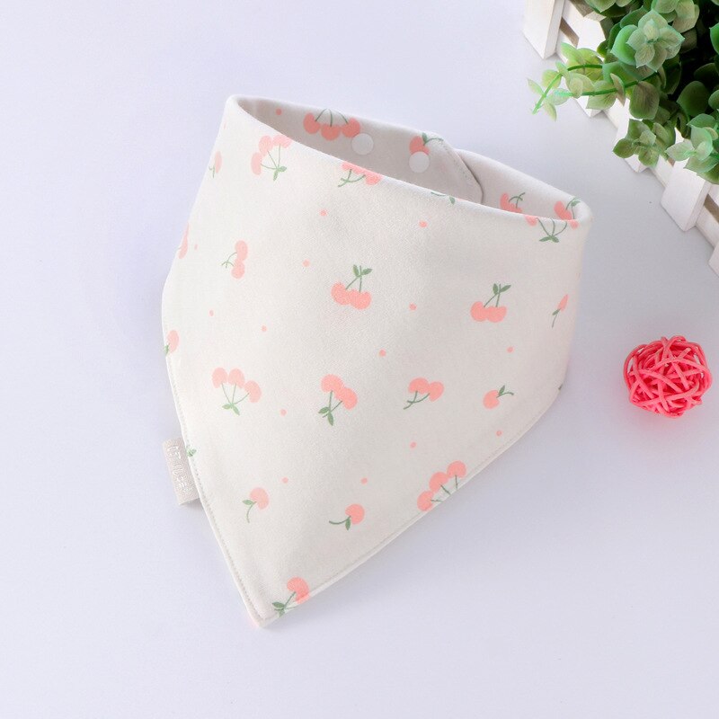 Baby Driehoek Slabbetjes Katoen Slabbetjes Cartoon Baby Speeksel Handdoek Feeding Schort Bandana Herbruikbare Doek Doekjes: WHT073G