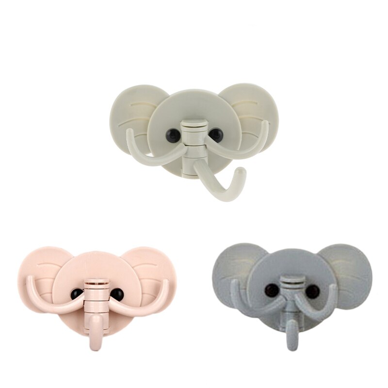 Olifant Neus Haak Kleerhanger Key Cap Muur Haak Kleding Weer Rekken Haak Zelfklevende Sticky Holder Minimalistische Home Decor