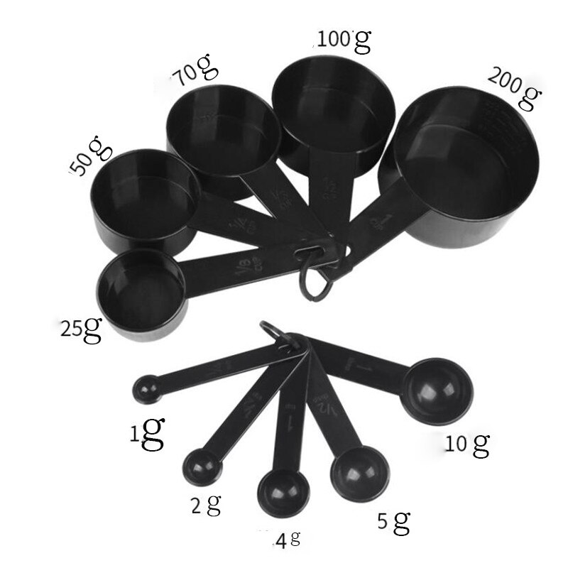 5/10pz Da Cucina di Misura Cucchiai Cucchiaino Da Caffè di Zucchero notizia in anticipo di Cottura Della Torta di Farina Tazze di Misurazione Strumenti di Cottura Della Cucina